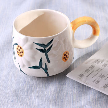 G Decor Handmade And Hand Painted Wildflower Meadow Mug, 3 of 4