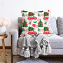 Christmas Cushion Cover With Christmas Pine Tree, thumbnail 2 of 3