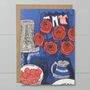 Roses And Strawberries Greeting Card, thumbnail 2 of 2