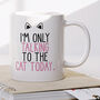 Novelty Cats Gift Mug For Cat Lover, thumbnail 1 of 4