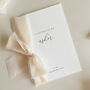 Luxury 'Letter To My Usher On My Wedding Day' Card, Elegant Calligraphy Design, thumbnail 3 of 11