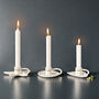 East Of India Scallop Candle Holder Twinkle, thumbnail 4 of 5
