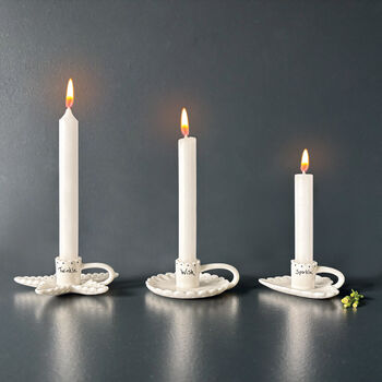 East Of India Scallop Candle Holder Twinkle, 4 of 5