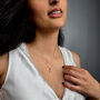 Mini Round Alexandrite June Birthstone Pendant Necklace, thumbnail 3 of 3