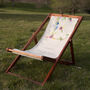 Personalised Letter Beach And Garden Deckchair, thumbnail 2 of 12