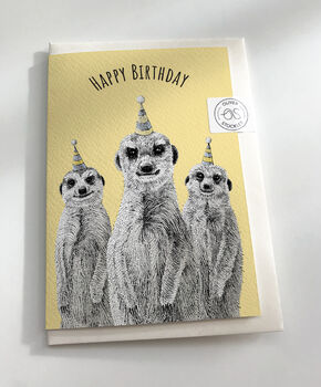 Meerkats Birthday Card, 3 of 6