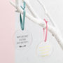Personalised Foiled Message Decoration, thumbnail 7 of 7
