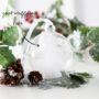 Personalised White Feather Christmas Bauble, thumbnail 2 of 3