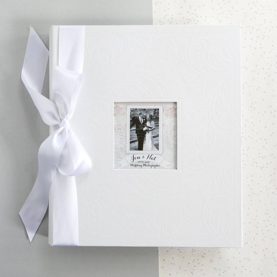 Personalised Embossed Traditional Wedding Photo Album By Natalie Ryan