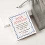 Wiggle Border Thank You Teacher Lego® Building Block Keepsake, thumbnail 2 of 2