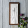 Daffodils Plaster Cast Plaque Mounted On Wood, thumbnail 4 of 6