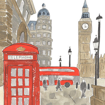 Classic London Greeting Card, 3 of 4
