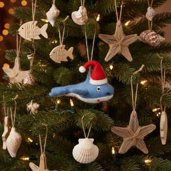 Santa Jaws Fair Trade Handmade Christmas Felt, 2 of 6