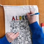 Personalised Colour It In Easter Craft Sack, thumbnail 1 of 5