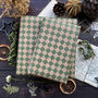 Green Harlequin Pattern Paper Fibre Wrapping Paper, thumbnail 9 of 9