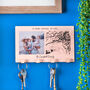 Personalised Family Map And Photo Key Hook, thumbnail 3 of 4