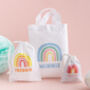 Personalised Pastel Rainbow Gift Bag, thumbnail 1 of 1
