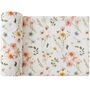 Wildflowers Floral Bamboo Muslin Swaddle Blanket, thumbnail 1 of 3