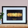 Personalised Limited Edition Sound Wave Print, thumbnail 1 of 9