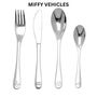 Miffy Four Piece Childrens Cutlery Sets Stainless Steel, thumbnail 4 of 12