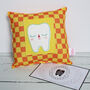 Checkerboard Tooth Cushion, thumbnail 6 of 12