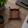 Executive Leather Velvet Desk Tray, thumbnail 8 of 12