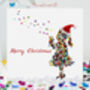 Butterfly Kisses Merry Christmas Butterflies Card, thumbnail 1 of 11