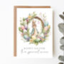 Personalised Easter Card Easter Wreath, thumbnail 2 of 5