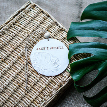 Personalised Monstera Hanging Ornament, 2 of 5