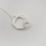 Moonstone Recycled Silver Eternity Necklace, thumbnail 1 of 6