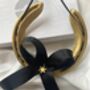 Personalised Gold Snowflake Christmas Lucky Wedding Horseshoe, thumbnail 2 of 8