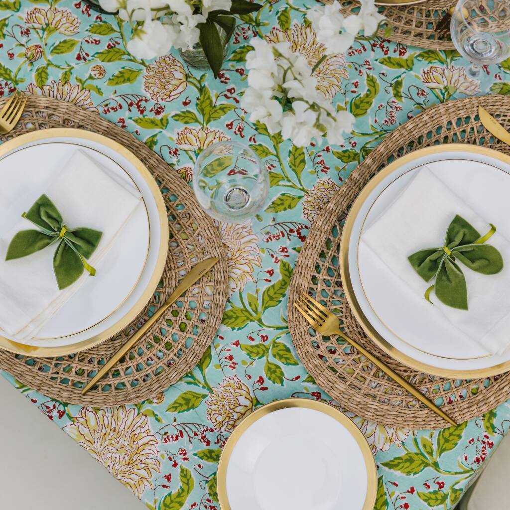 Woven Oval Seagrass Placemats Set Of Four By Truffle Tablescapes