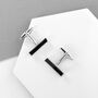 Personalised Special Coordinates Bar Cufflinks, thumbnail 8 of 9