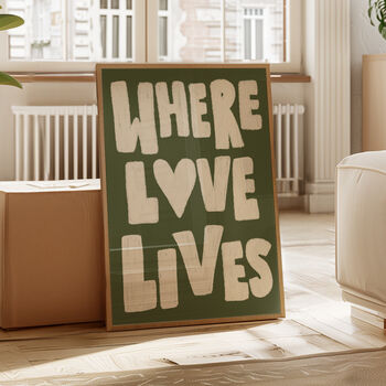 Where Love Lives Music Print, 2 of 12