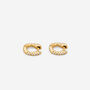 Hoop Earrings For Tragus, Helix, Conch 18ct Gold Plated, thumbnail 1 of 3