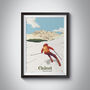 Chatel Ski Resort France Travel Poster Art Print, thumbnail 1 of 8