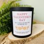 Personalised Sleep Touching Bums Valentines Candle Gift, thumbnail 2 of 11