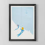 Personalised Ski And Snowboard Art Print, thumbnail 5 of 9
