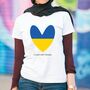 I Stand With Ukraine Organic Cotton T Shirt, thumbnail 1 of 5