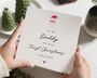 Personalised Daddy First Christmas Card From Baby, thumbnail 1 of 7