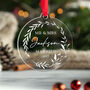 Personalised First Christmas Married Christmas Bauble, thumbnail 7 of 10