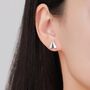 Sterling Silver Paper Plane Stud Earrings, thumbnail 7 of 12