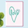 Funny Valentine Card All You Need Is Love, thumbnail 1 of 7