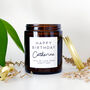 Personalised Birthday Text Soy Wax Candle Gift Choice Of Fragrance, thumbnail 1 of 10