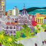 Medellin, Colombia Illustrated Travel Print, thumbnail 3 of 3