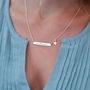 Personalised Stamped Portmanteau Word Necklace, thumbnail 2 of 7