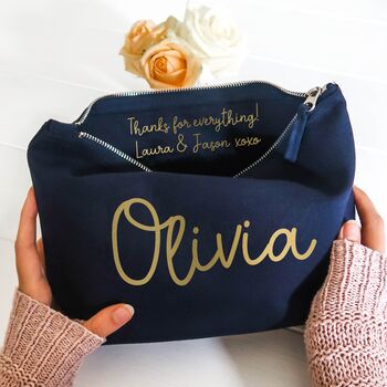 Personalised Make Up Bag With Hidden Message, 2 of 4