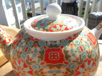 Two Cup Teapot In Byzantine Design, 8 of 12