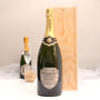 Personalised 'Mr And Mrs' Magnum Champagne Pewter Label, thumbnail 2 of 6