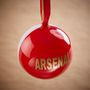 Personalised Football Team High Gloss Bauble, thumbnail 2 of 7